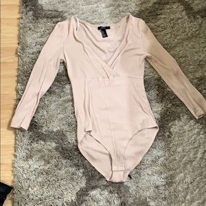 Beige body suit